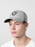 Бейсболка 47 BRAND арт. F-STMCD23WHV-CC Las Vegas Raiders NFL (светло-серый)